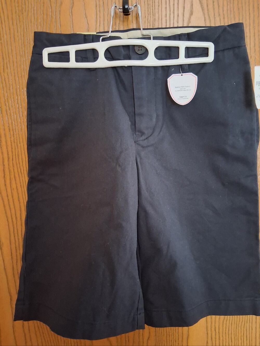 GAP Boy's Black Flat-Front Shorts